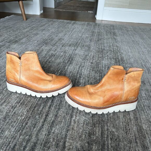 Bed Stu Lydyi Rustic Tan Ankle Boots - Picture 8 of 15